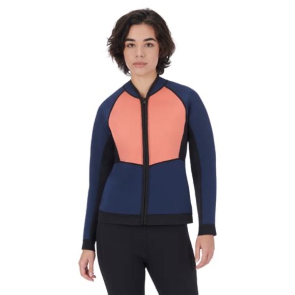 Sea-Doo Women’s XS Montego Neoprene‎ Wetsuit Jacket in Navy and Marine - Picture 1 of 7